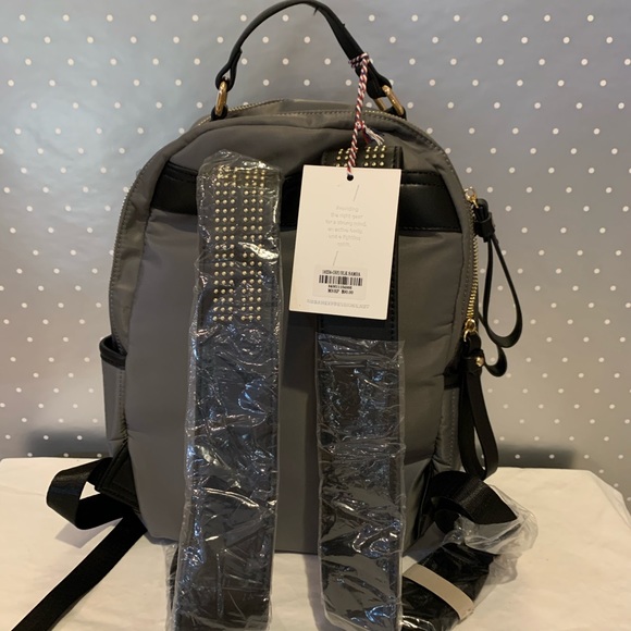 Urban Expressions Vegan Samba Backpack in Gray - Picture 3 of 4